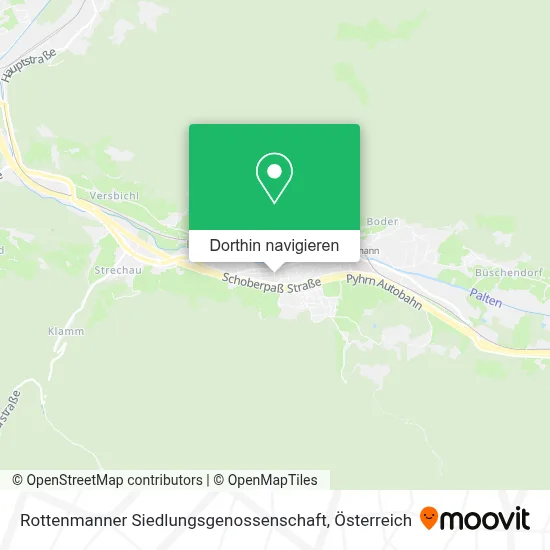 Rottenmanner Siedlungsgenossenschaft Karte