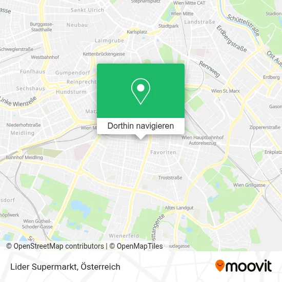 Lider Supermarkt Karte