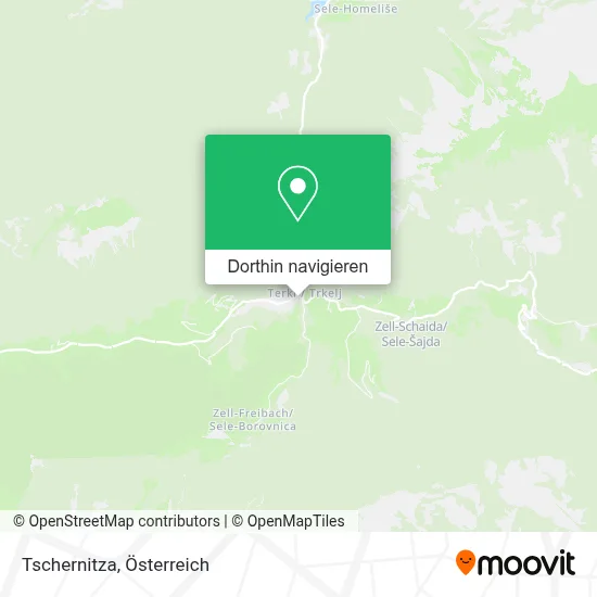 Tschernitza Karte