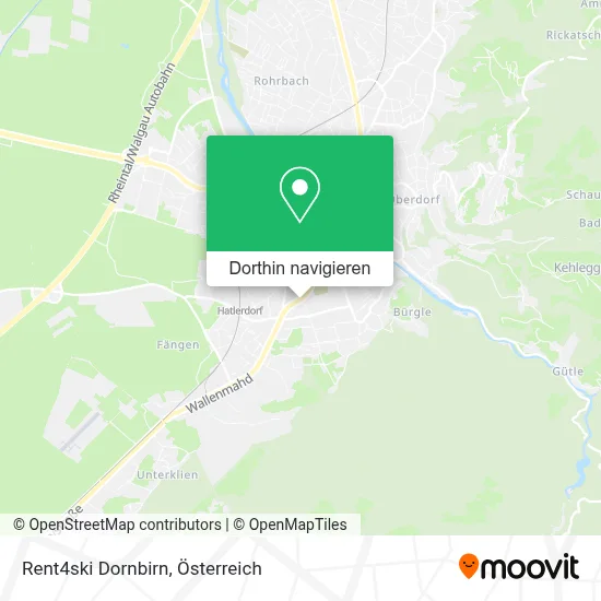 Rent4ski Dornbirn Karte