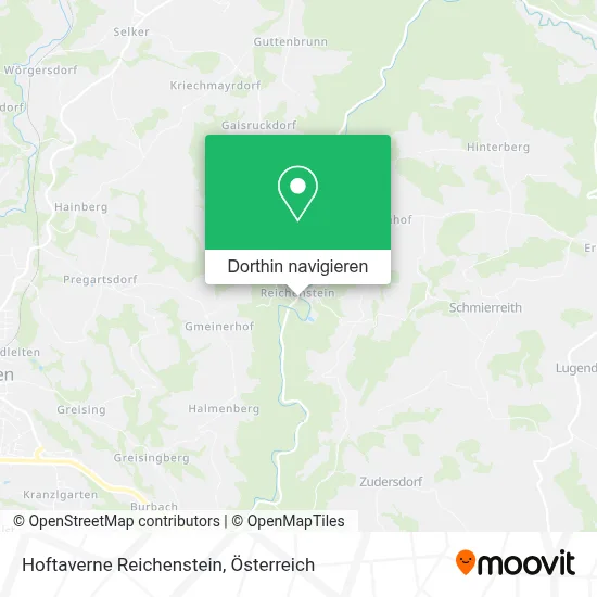 Hoftaverne Reichenstein Karte