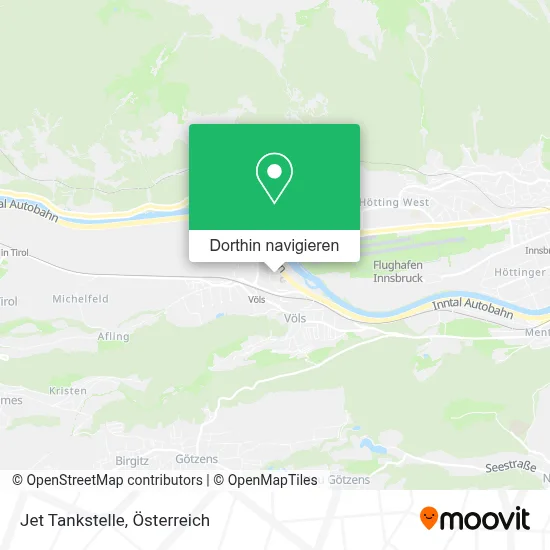 Jet Tankstelle Karte