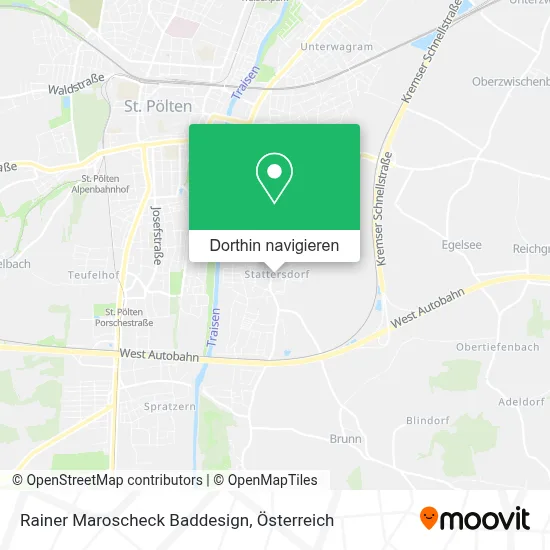Rainer Maroscheck Baddesign Karte
