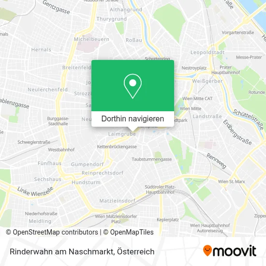 Rinderwahn am Naschmarkt Karte