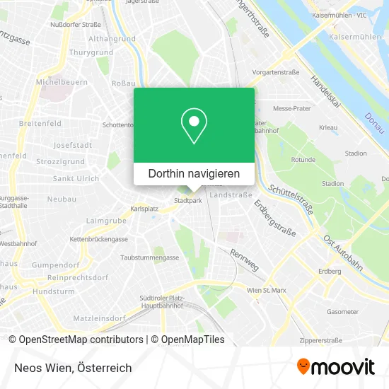 Neos Wien Karte