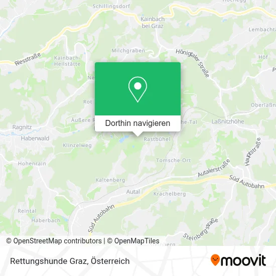 Rettungshunde Graz Karte