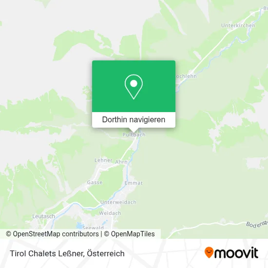Tirol Chalets Leßner Karte