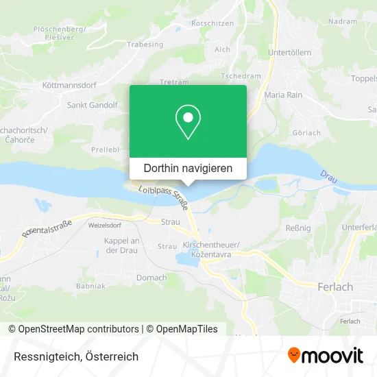 Ressnigteich Karte