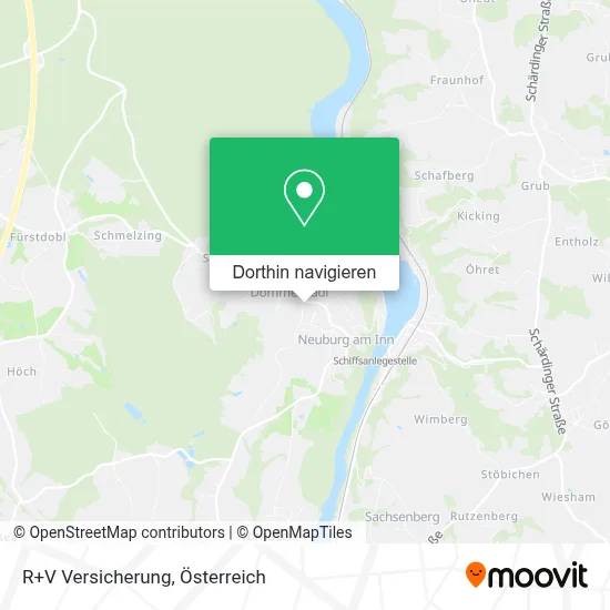 R+V Versicherung Karte