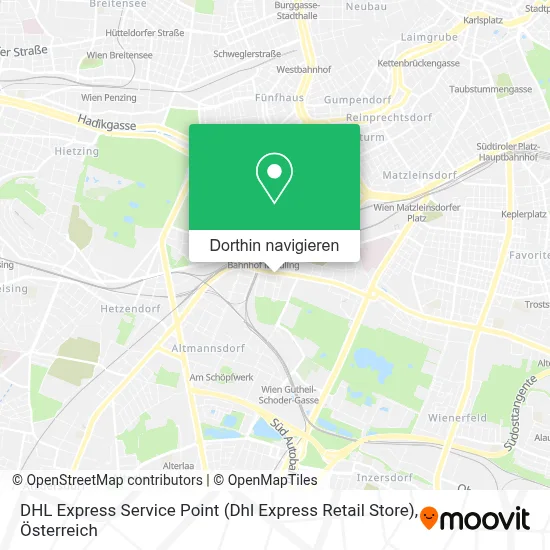 DHL Express Service Point (Dhl Express Retail Store) Karte
