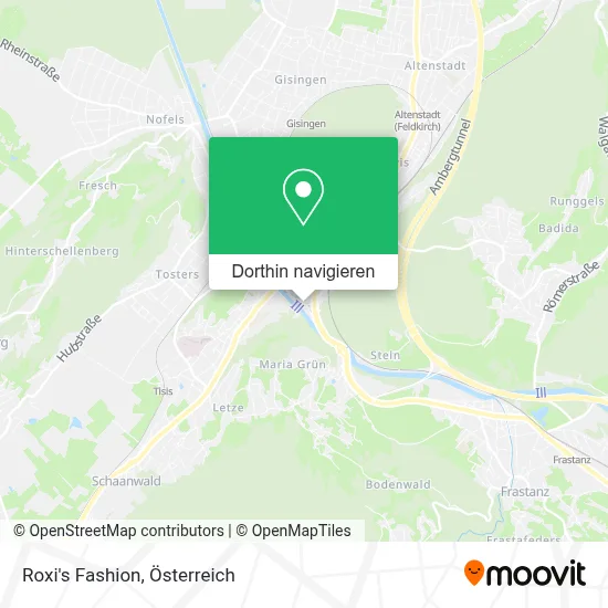 Roxi's Fashion Karte