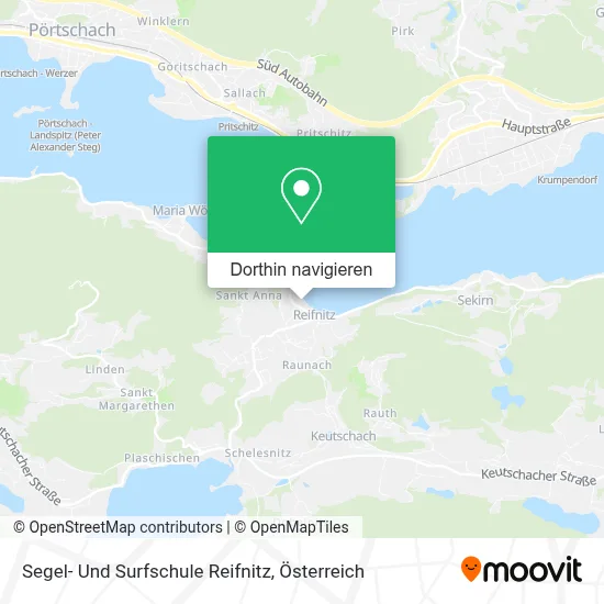 Segel- Und Surfschule Reifnitz Karte