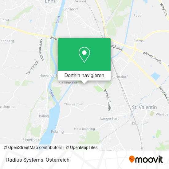 Radius Systems Karte