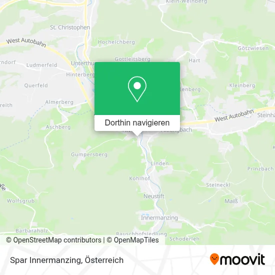 Spar Innermanzing Karte