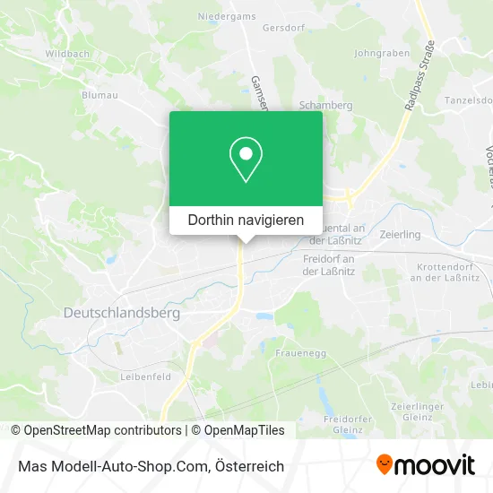Mas Modell-Auto-Shop.Com Karte