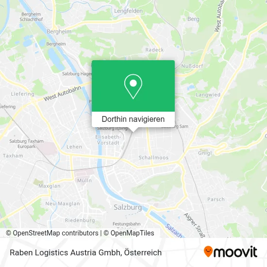 Raben Logistics Austria Gmbh Karte