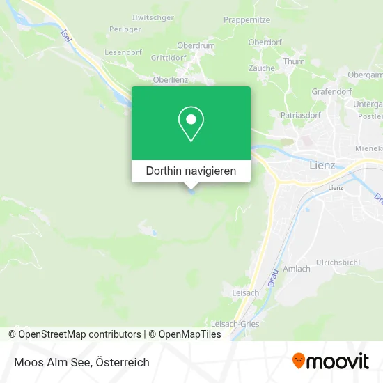 Moos Alm See Karte
