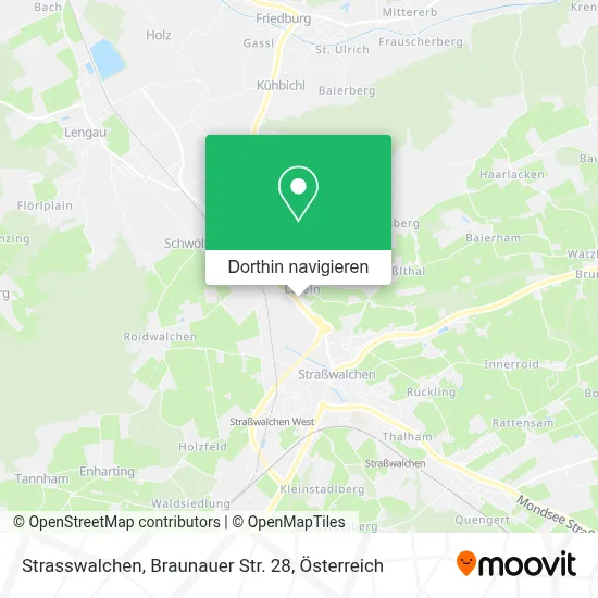 Strasswalchen, Braunauer Str. 28 Karte