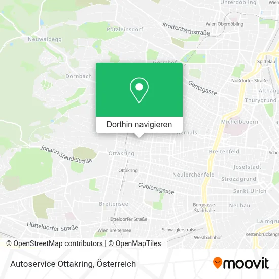 Autoservice Ottakring Karte