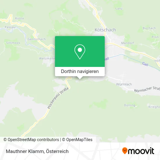 Mauthner Klamm Karte