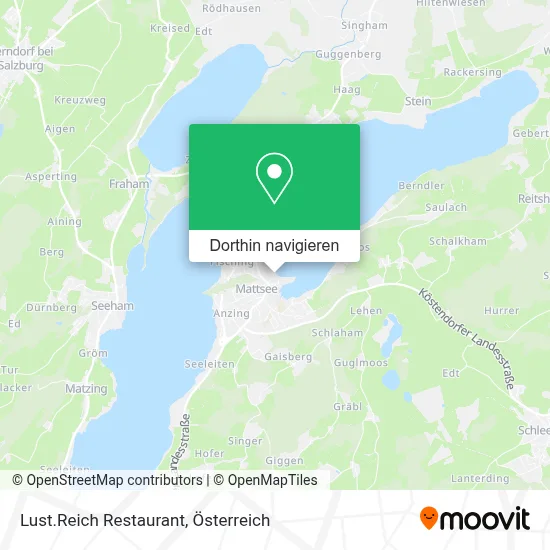 Lust.Reich Restaurant Karte