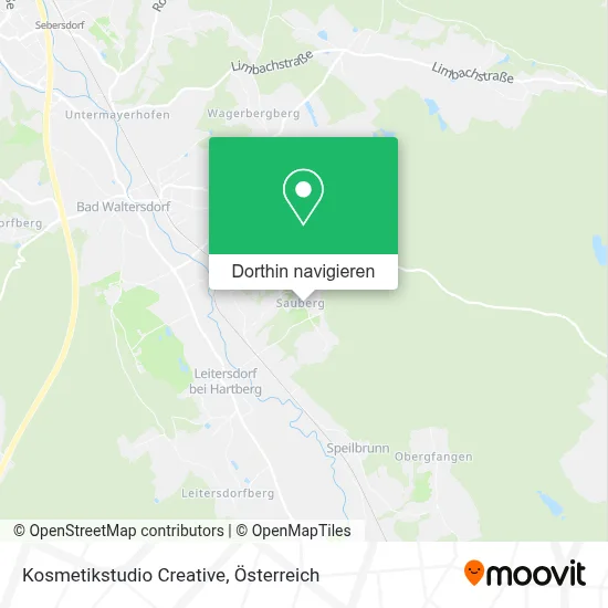 Kosmetikstudio Creative Karte