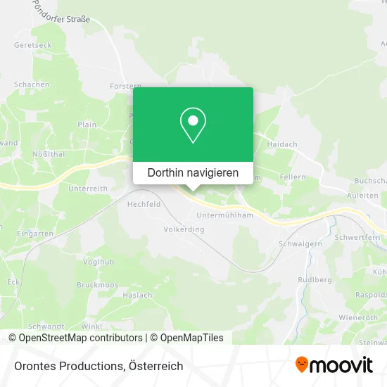 Orontes Productions Karte