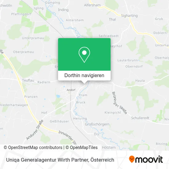 Uniqa Generalagentur Wirth Partner Karte