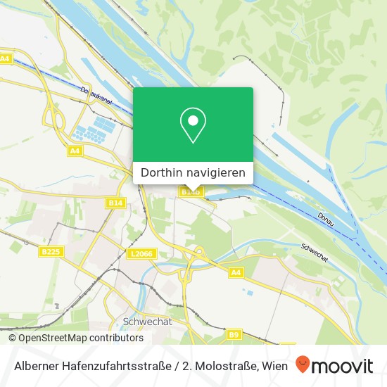 Alberner Hafenzufahrtsstraße / 2. Molostraße Karte