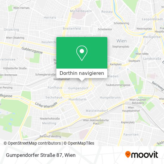 Gumpendorfer Straße 87 Karte
