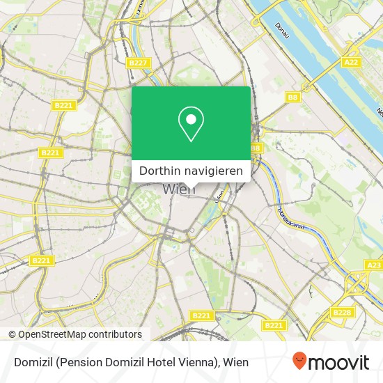 Domizil (Pension Domizil Hotel Vienna) Karte