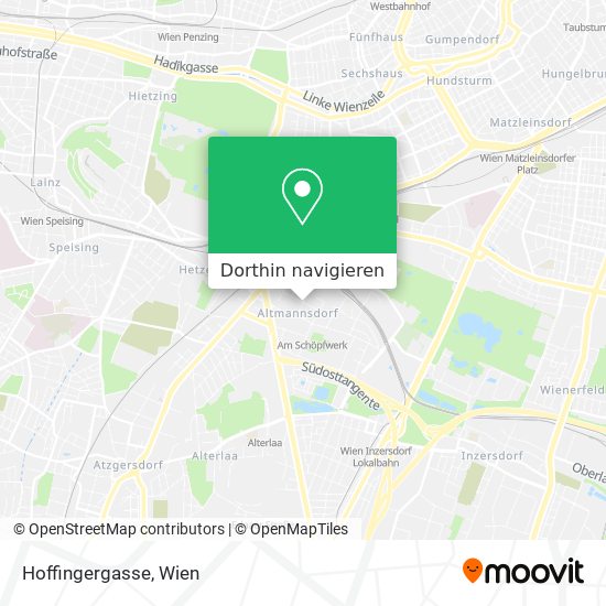 Hoffingergasse Karte