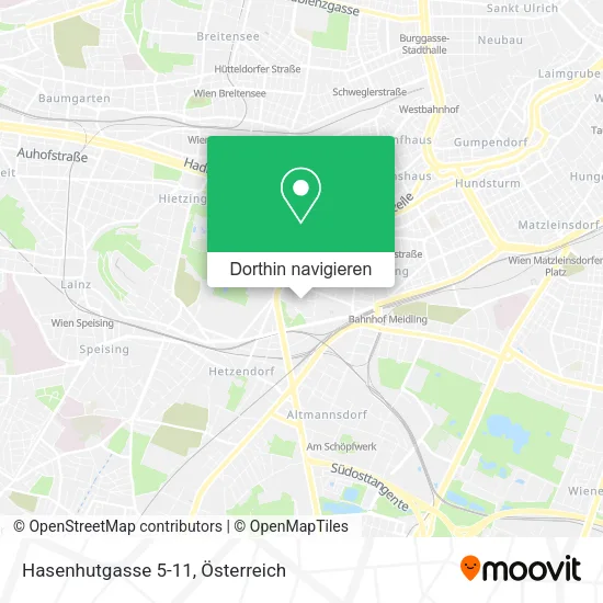 Hasenhutgasse 5-11 Karte