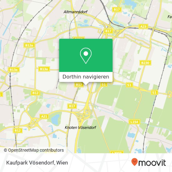 Kaufpark Vösendorf Karte