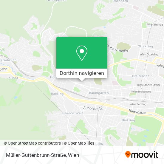 Müller-Guttenbrunn-Straße Karte