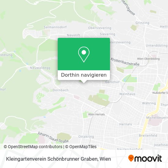 Kleingartenverein Schönbrunner Graben Karte