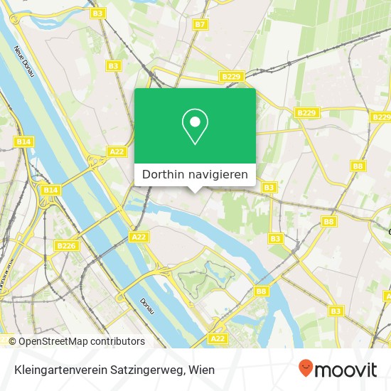 Kleingartenverein Satzingerweg Karte