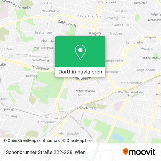 Schönbrunner Straße 222-228 Karte