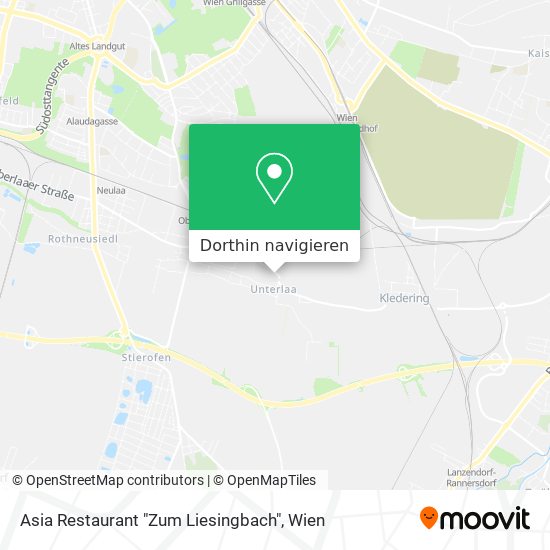 Asia Restaurant "Zum Liesingbach" Karte