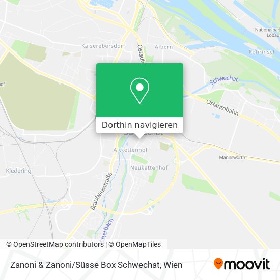 Zanoni & Zanoni / Süsse Box Schwechat Karte