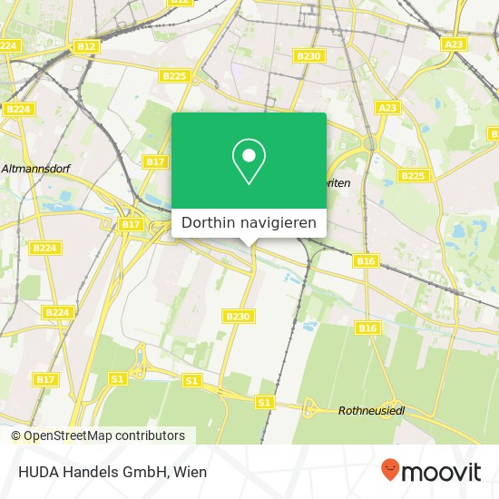 HUDA Handels GmbH Karte