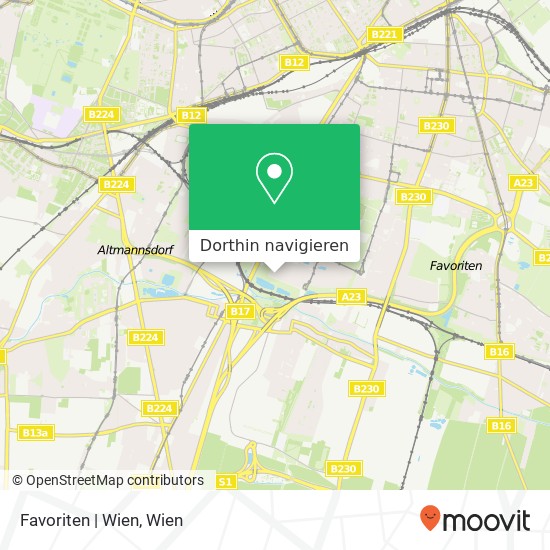 Favoriten | Wien Karte