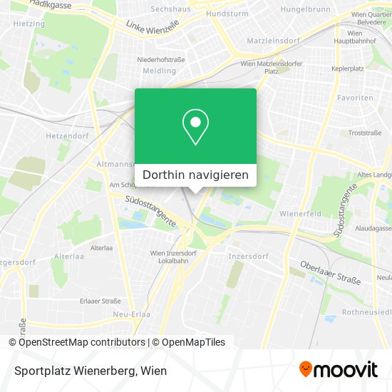 Sportplatz Wienerberg Karte