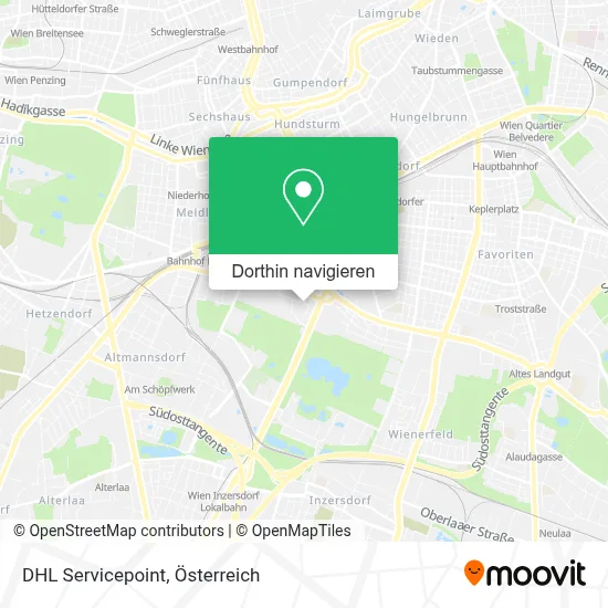 DHL Servicepoint Karte