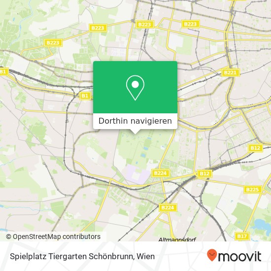 Spielplatz Tiergarten Schönbrunn Karte