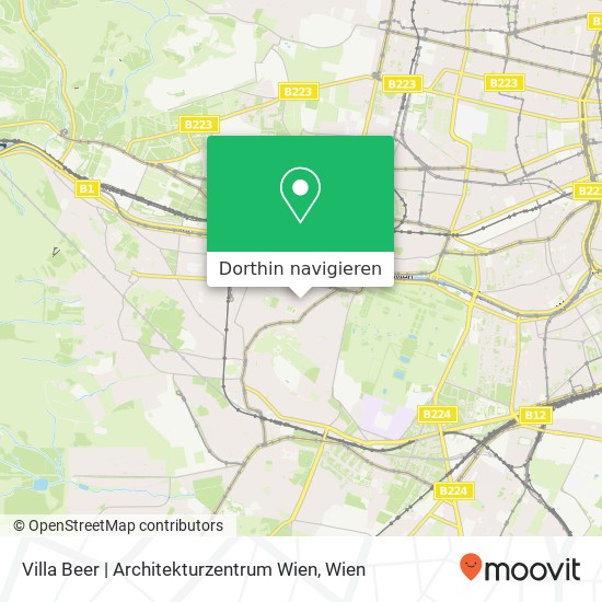 Villa Beer | Architekturzentrum Wien Karte