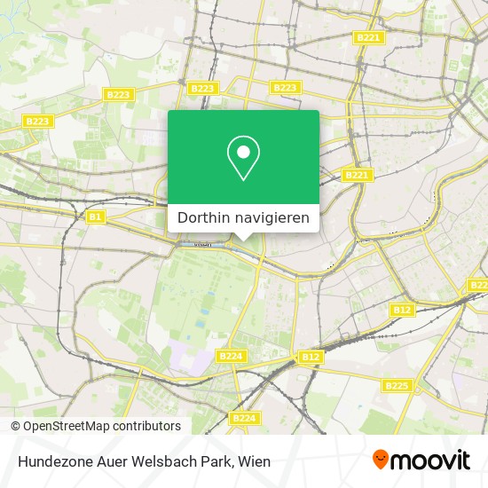 Hundezone Auer Welsbach Park Karte