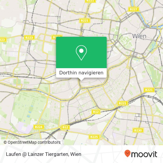 Laufen @ Lainzer Tiergarten Karte