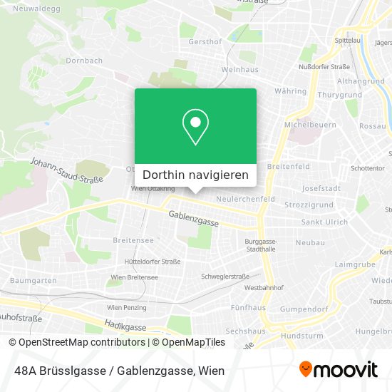48A Brüsslgasse / Gablenzgasse Karte