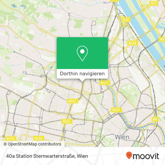 40a Station Sternwarterstraße Karte